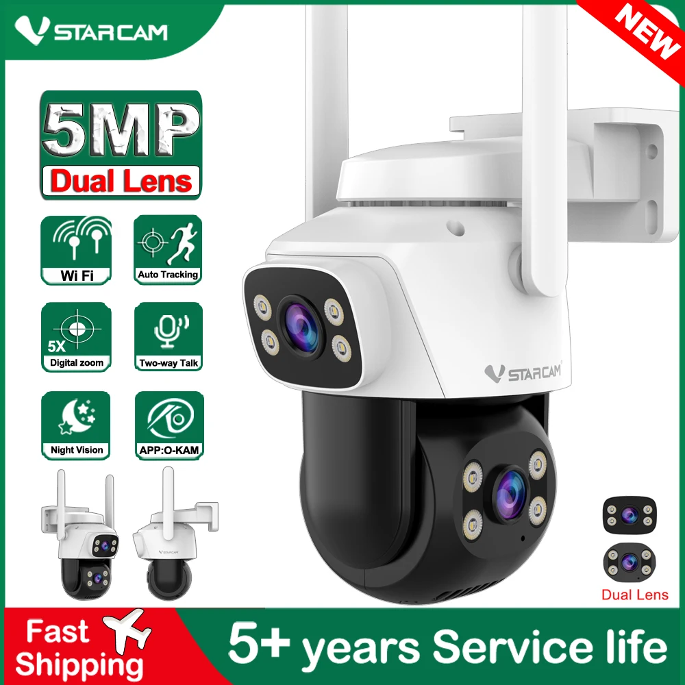 Home Cinema Outdoor - Vstarcam 5.0MP HD lente Dual Wifi