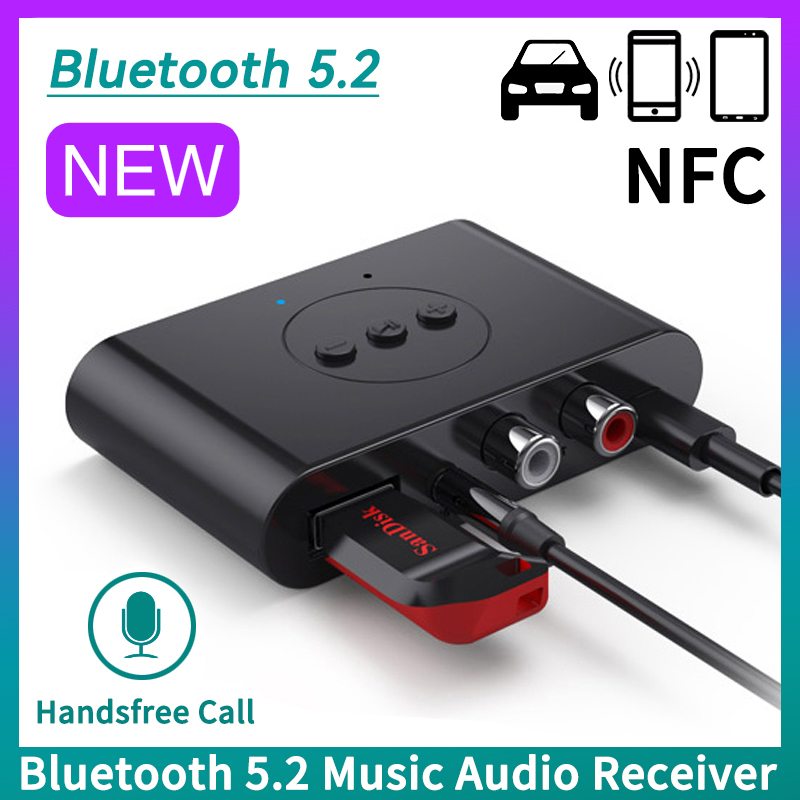 Home Cinema Bluetooth 5.1 - Receptor de Audio Bluetooth 5,2, NFC,