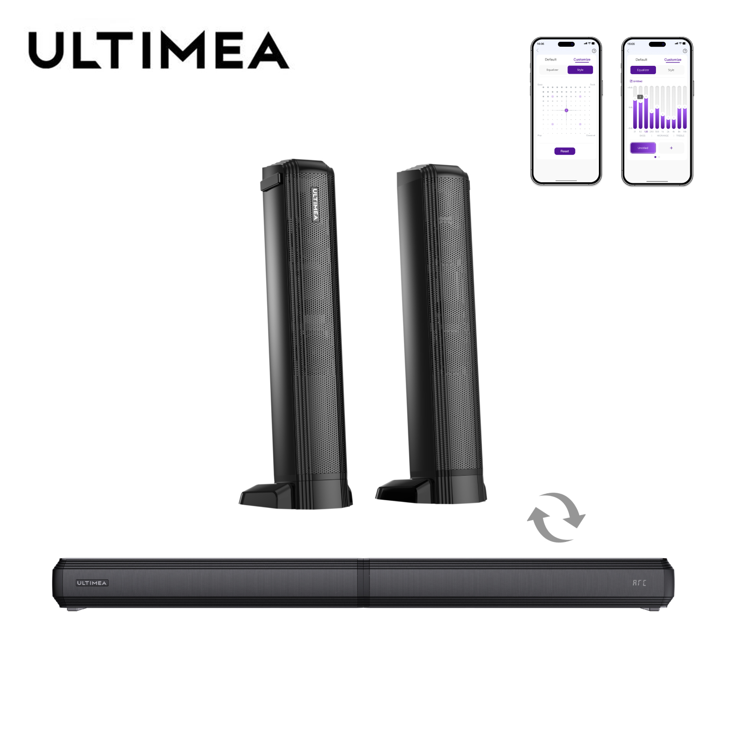 Home Cinema Ultimea - Barra de sonido ULTIMEA de 2,2