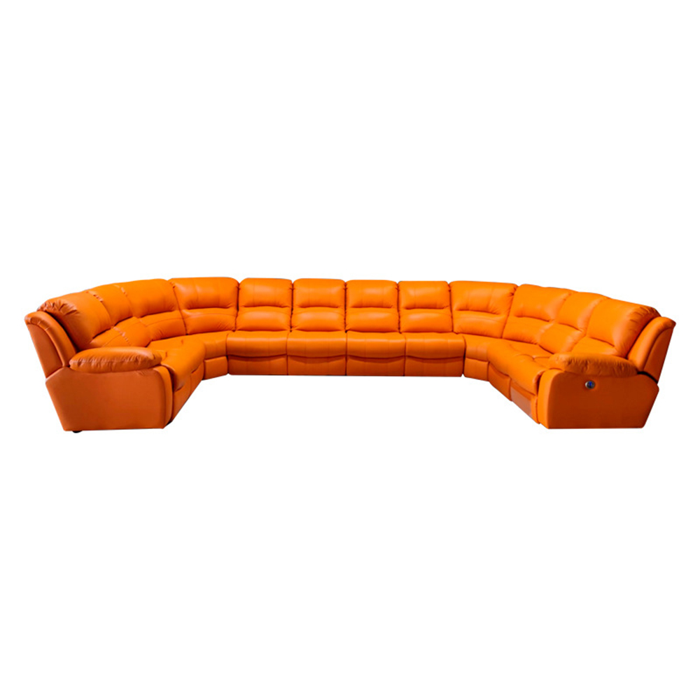 Home Cinema Theater - Sofá reclinable seccional de gran tamaño