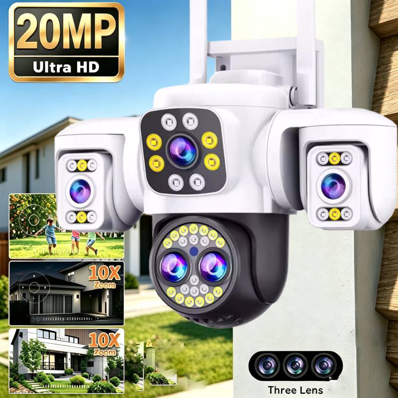Home Cinema Outdoor - Cámara de Vigilancia Wifi de 20MP