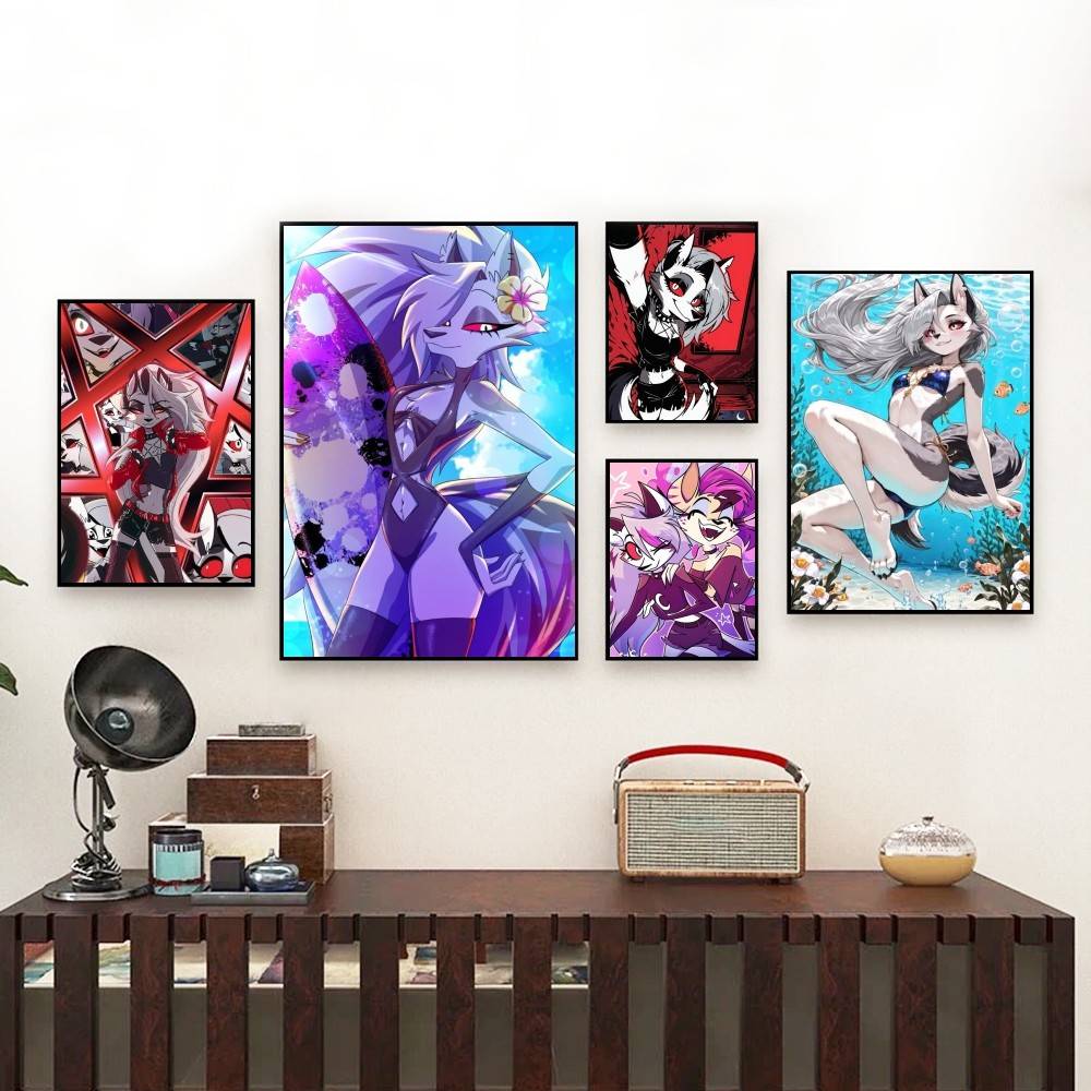 Home Cinema Wallpaper - Póster de Helluva Boss Loona, pegatina