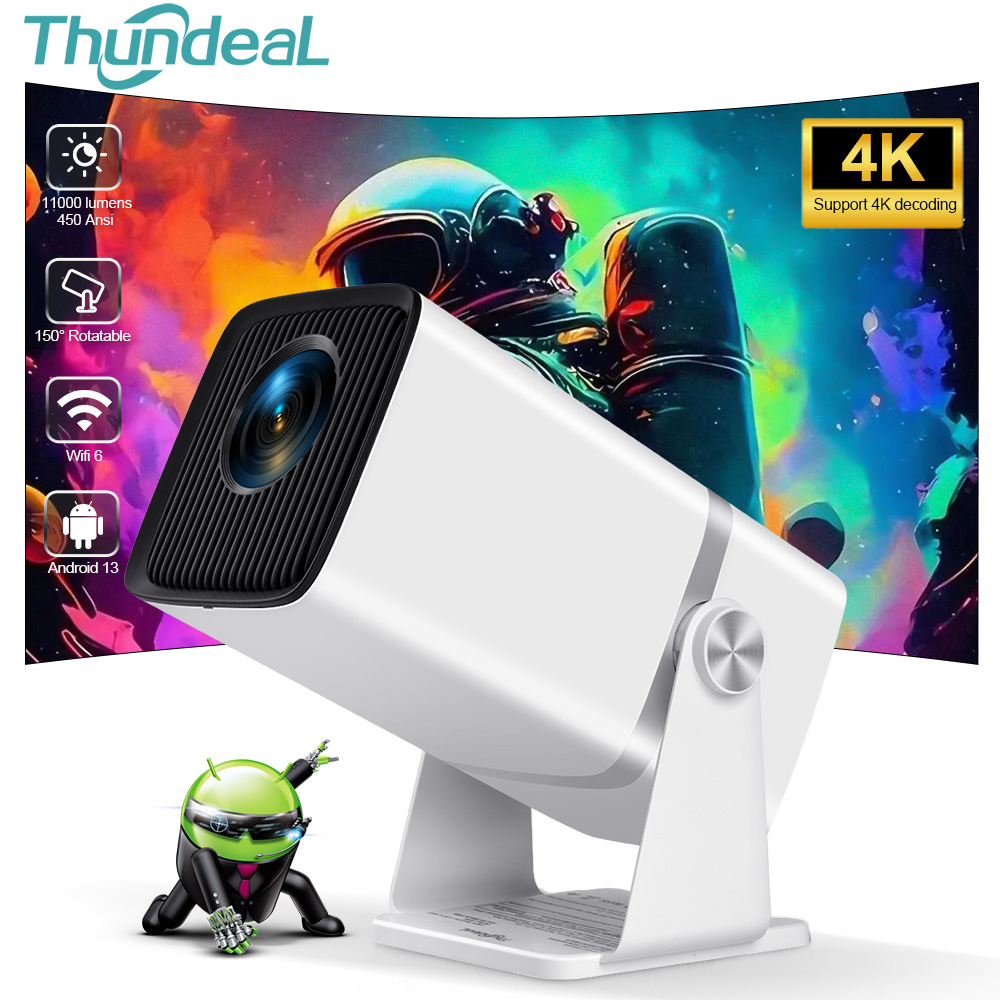 Home Cinema Hdmi - ThundeaL 4K Proyector Full HD FHD