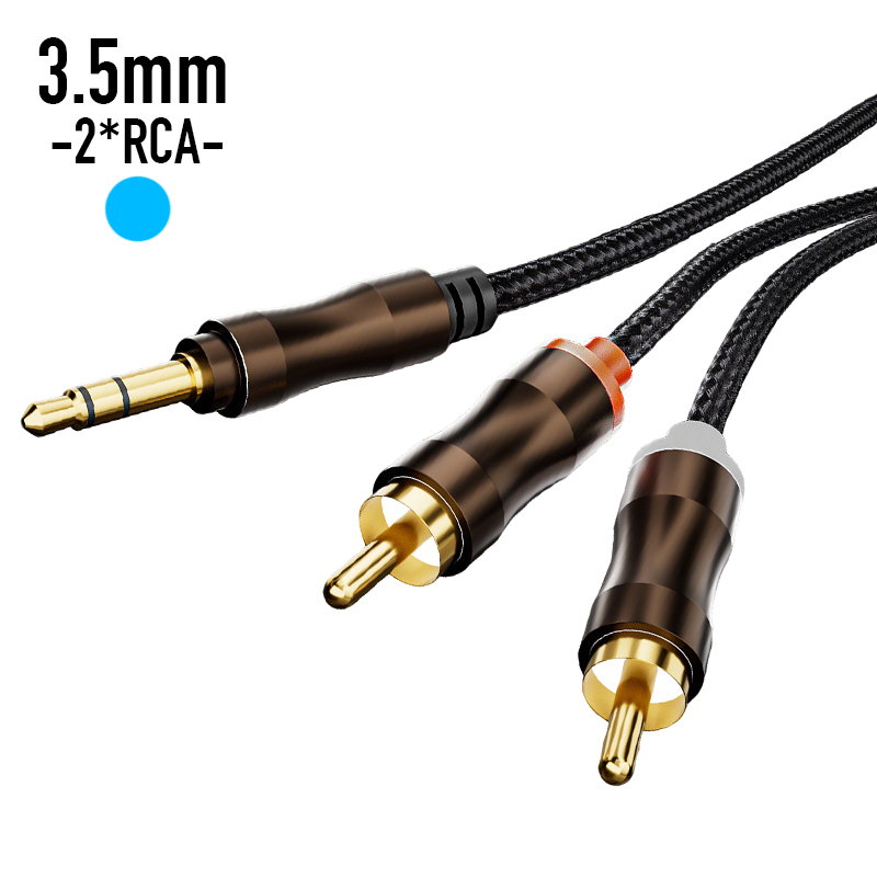Klipsch Home Cinema - Cable de audio auxiliar RCA a