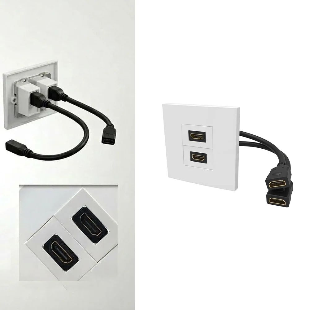 Placa de Pared de Doble Puerto - Home Cinema Gaming reseña y precio