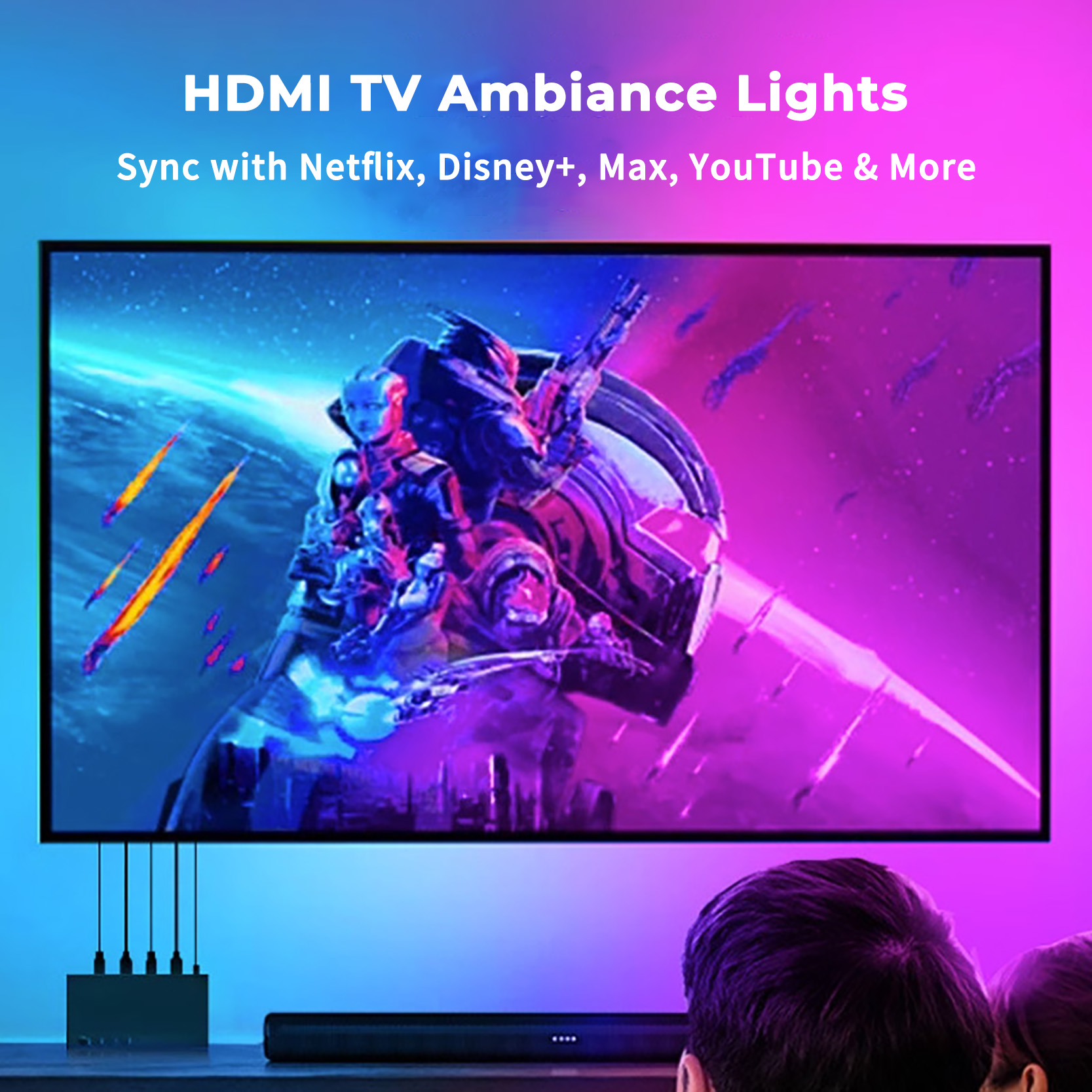 Retroiluminación HDMI Sincroni - Home Cinema Gaming reseña y precio