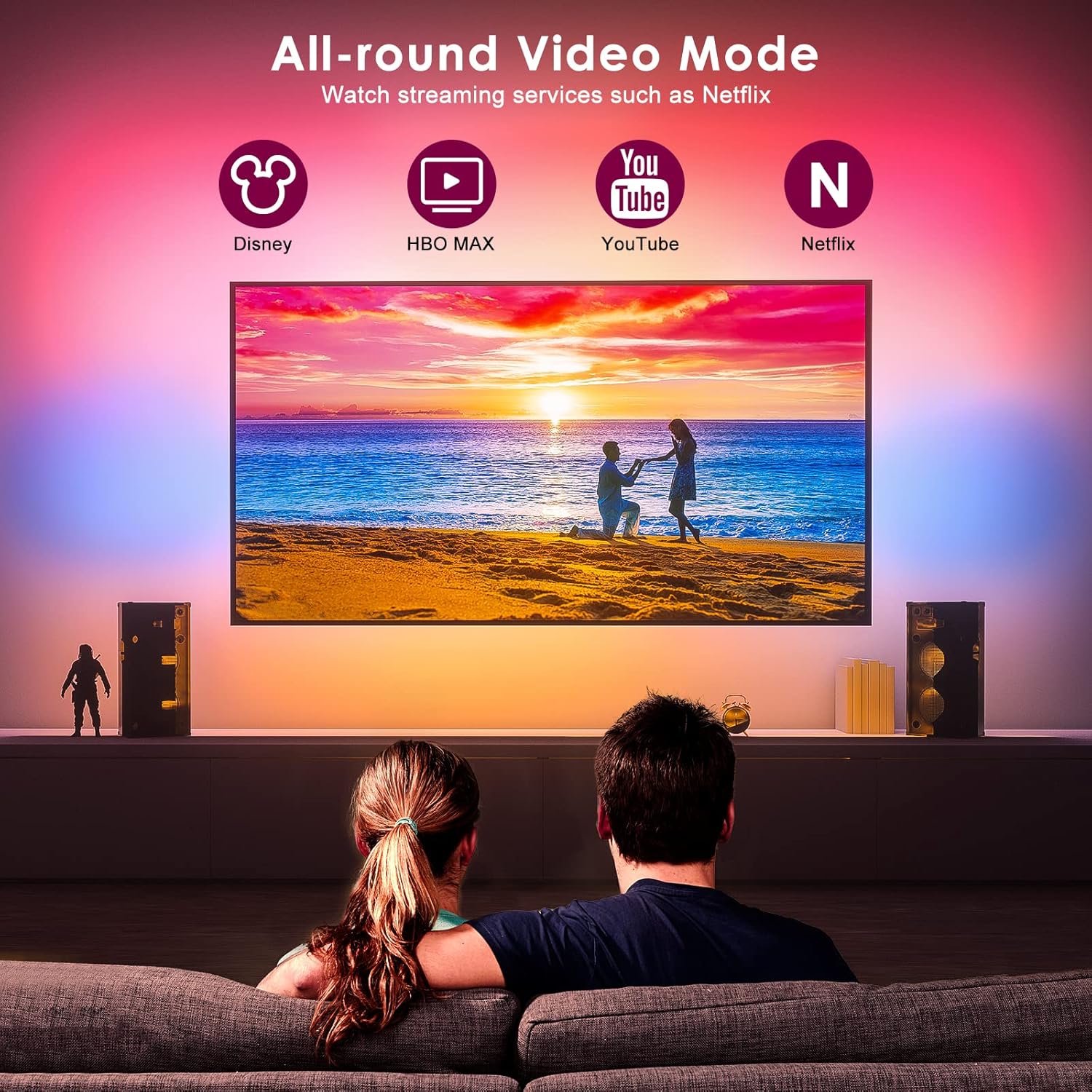 Retroiluminación HDMI Sincroni - Home Cinema Gaming reseña y precio