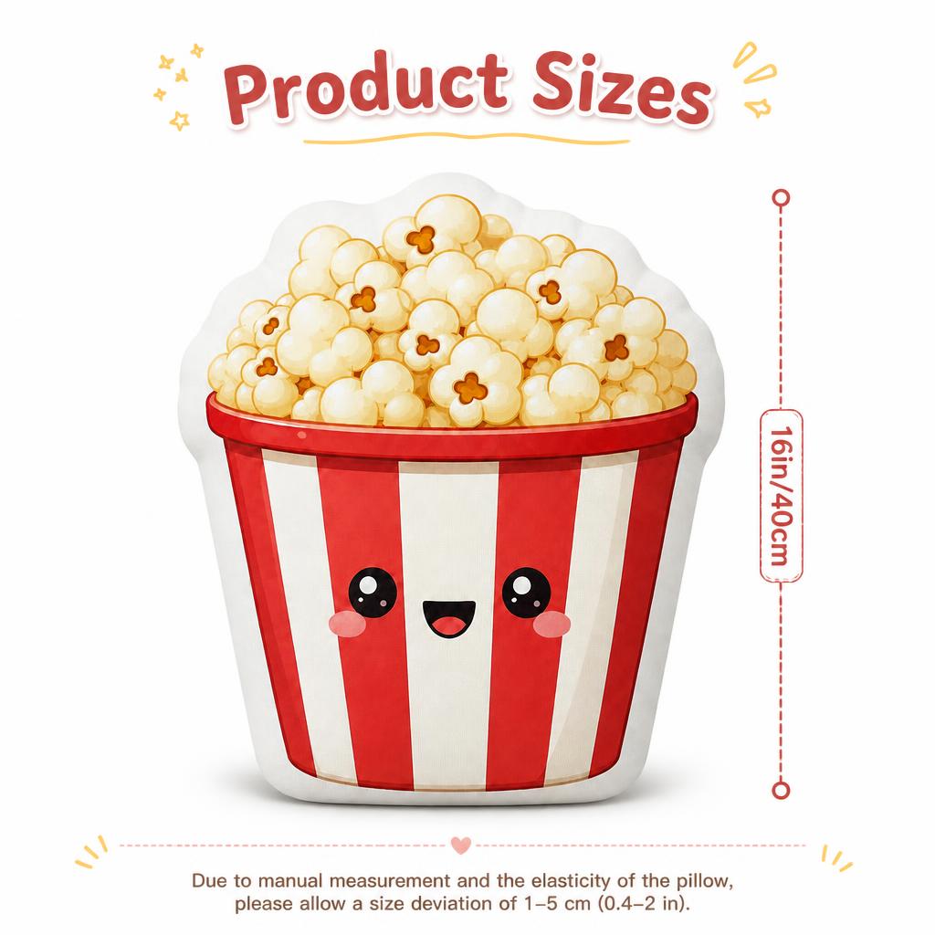 Cojín de Peluche con Forma de  - Home Cinema Food reseña y precio