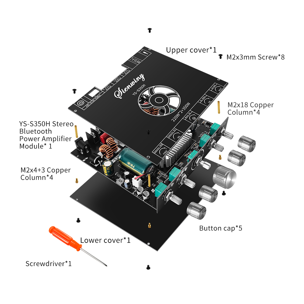Placa amplificadora de Audio Y - Home Cinema Bluetooth 5.1 reseña y precio
