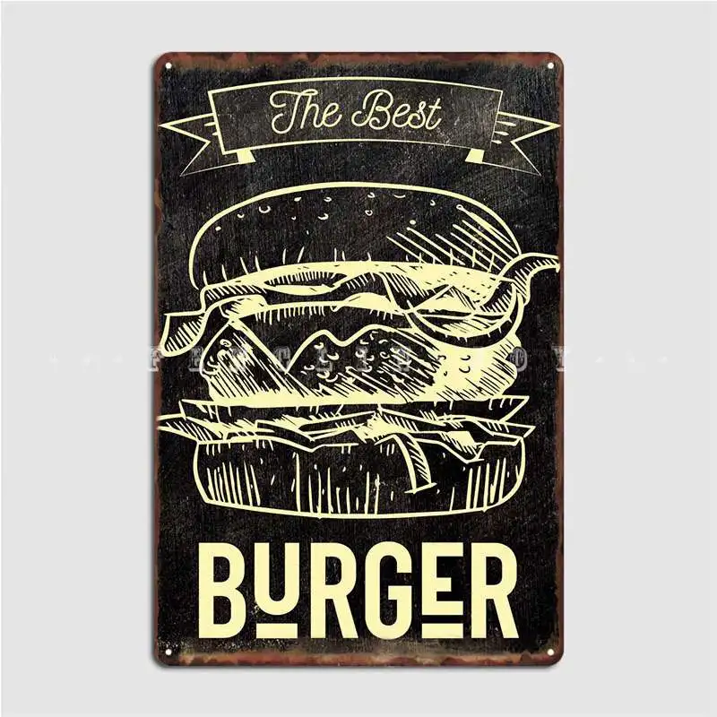 Cartel de Metal de comida rápi - Home Cinema Food reseña y precio