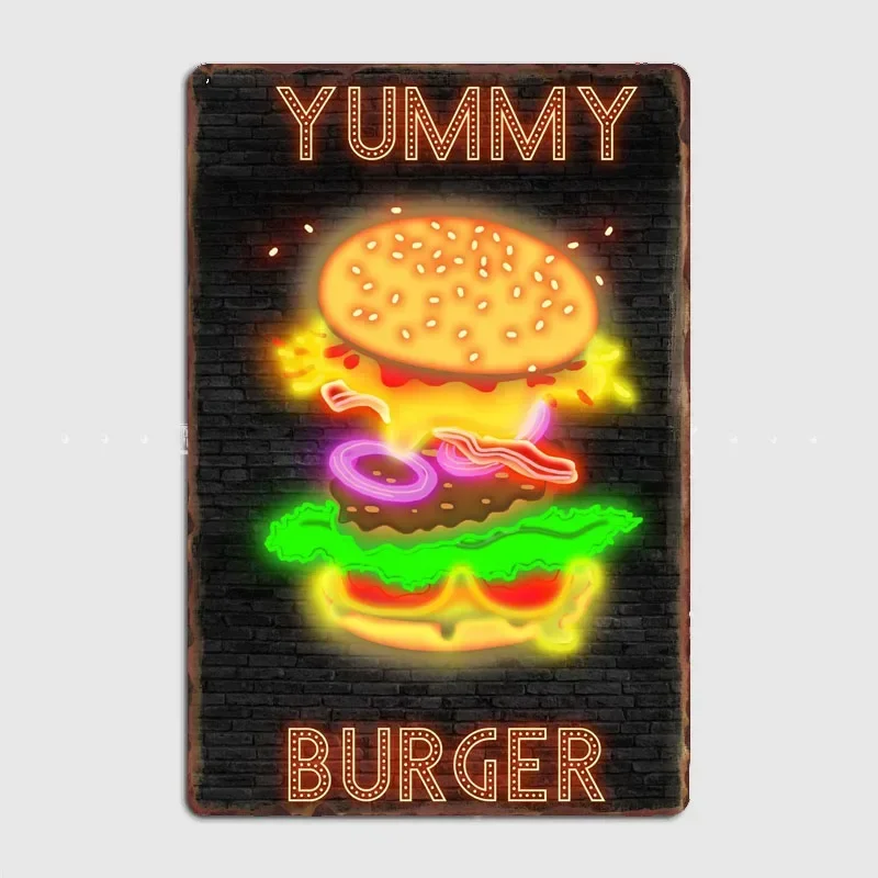 BURGER-letrero de neón de comi - Home Cinema Food reseña y precio