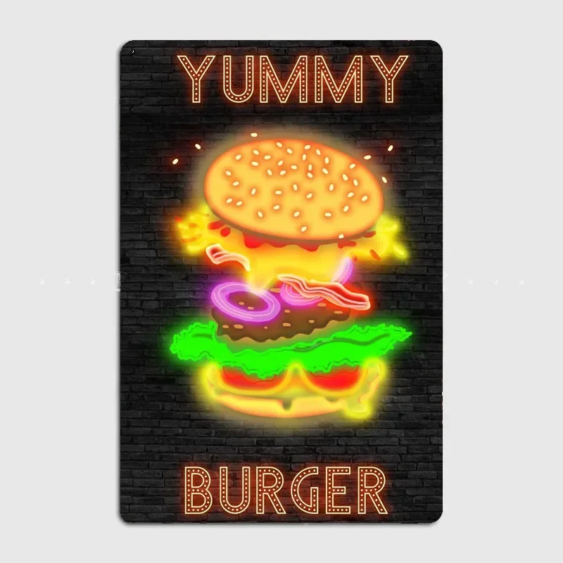 BURGER-letrero de neón de comi - Home Cinema Food reseña y precio