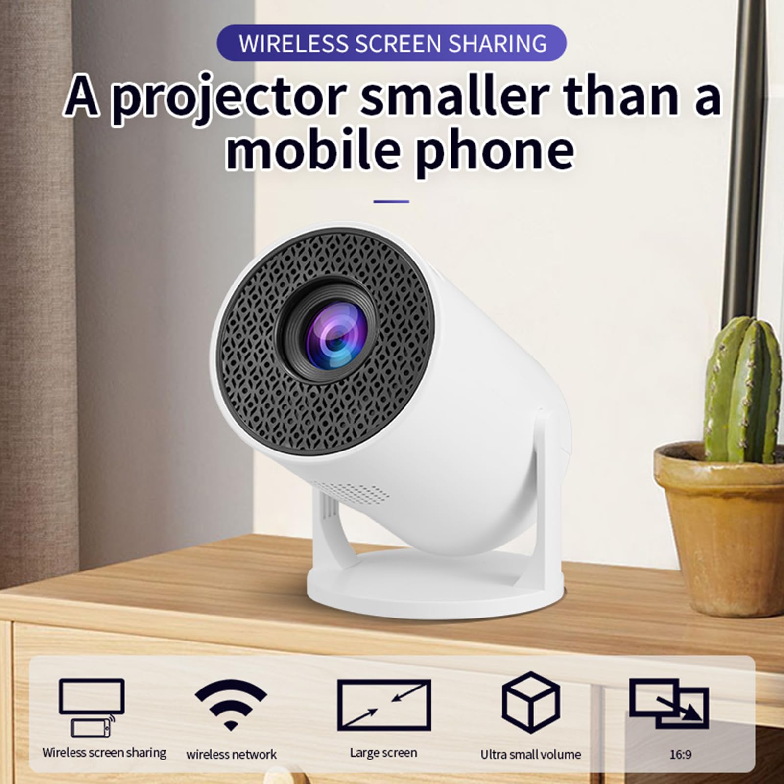 Proyector M5 8K Wifi 6 Ultra A - Home Cinema Gaming reseña y precio