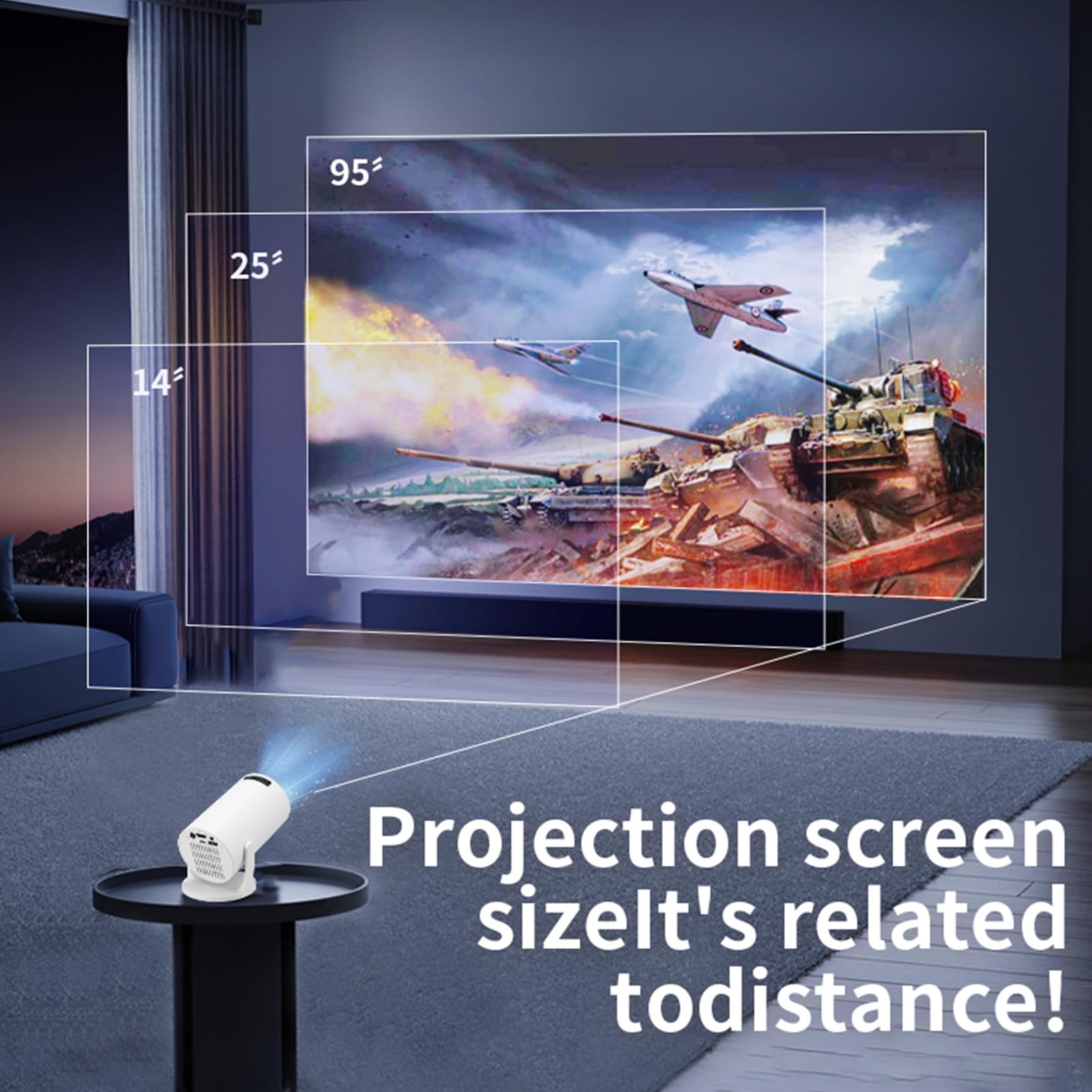 Proyector M5 8K Wifi 6 Ultra A - Home Cinema Gaming reseña y precio