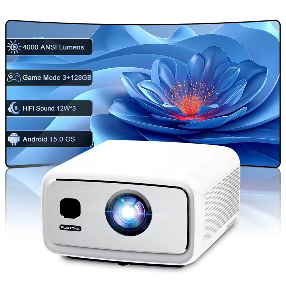 Proyector FlixTone D10S 4000 A - Home Cinema Movies reseña y precio