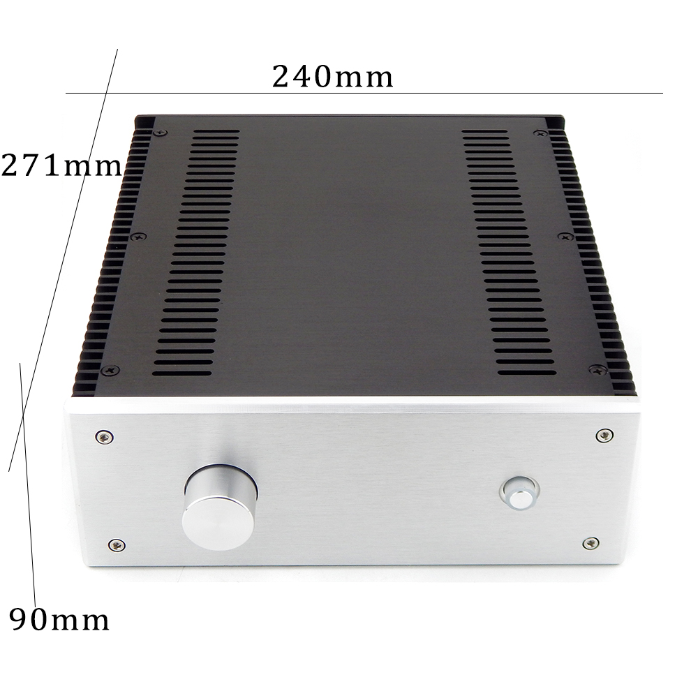 Caja de aluminio para amplific - Home Cinema Hifi reseña y precio