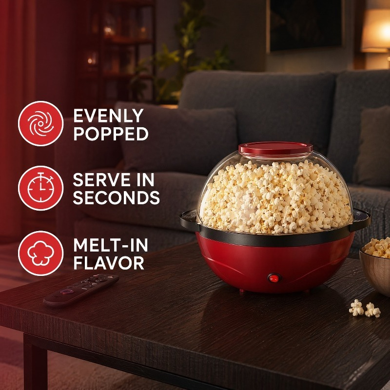 Máquina de Palomitas de Maíz d - Popcorn Machine Home reseña y precio