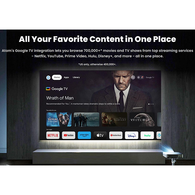 Proyector láser Dangbei ATOM,  - Home Cinema Hdmi reseña y precio