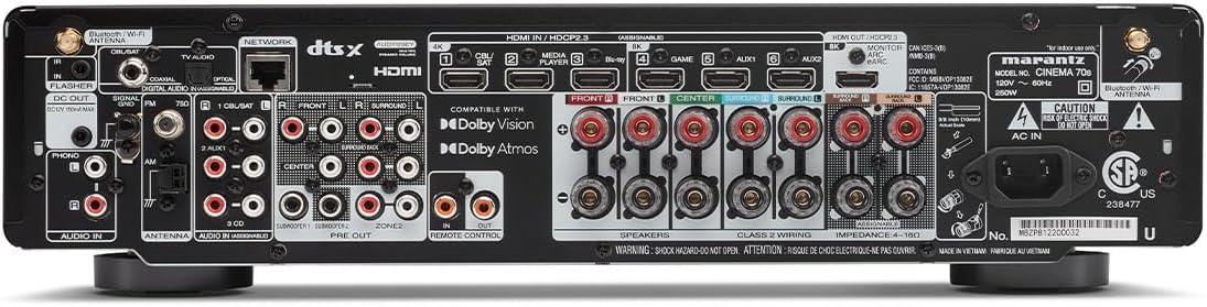 Receptor Marantz Cinema 70S de - Home Cinema Theater reseña y precio