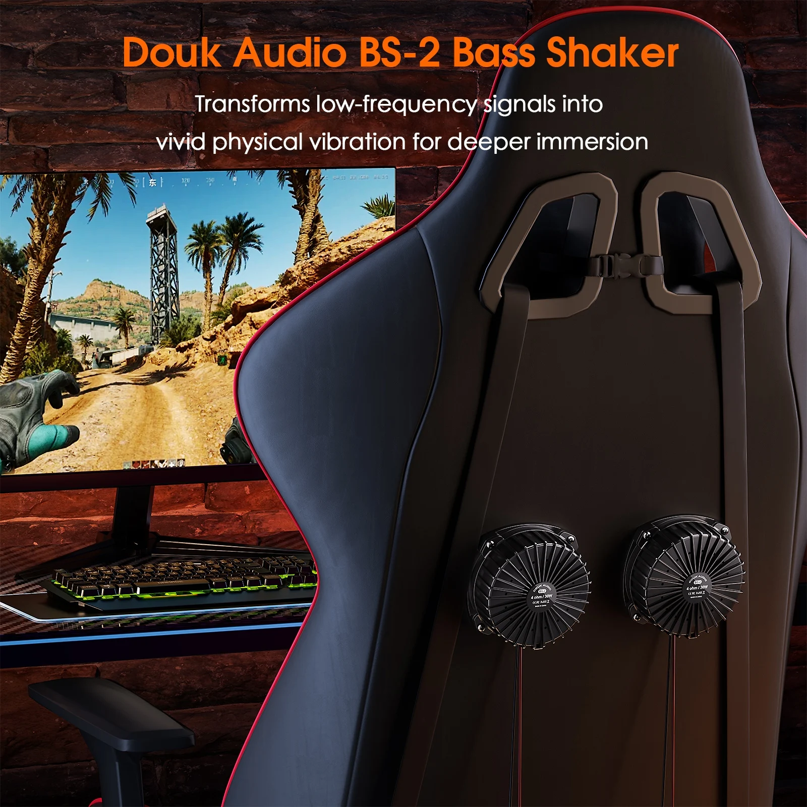 Douk Audio BS-2 30W 4Ω Vibrado - Home Cinema Gaming reseña y precio