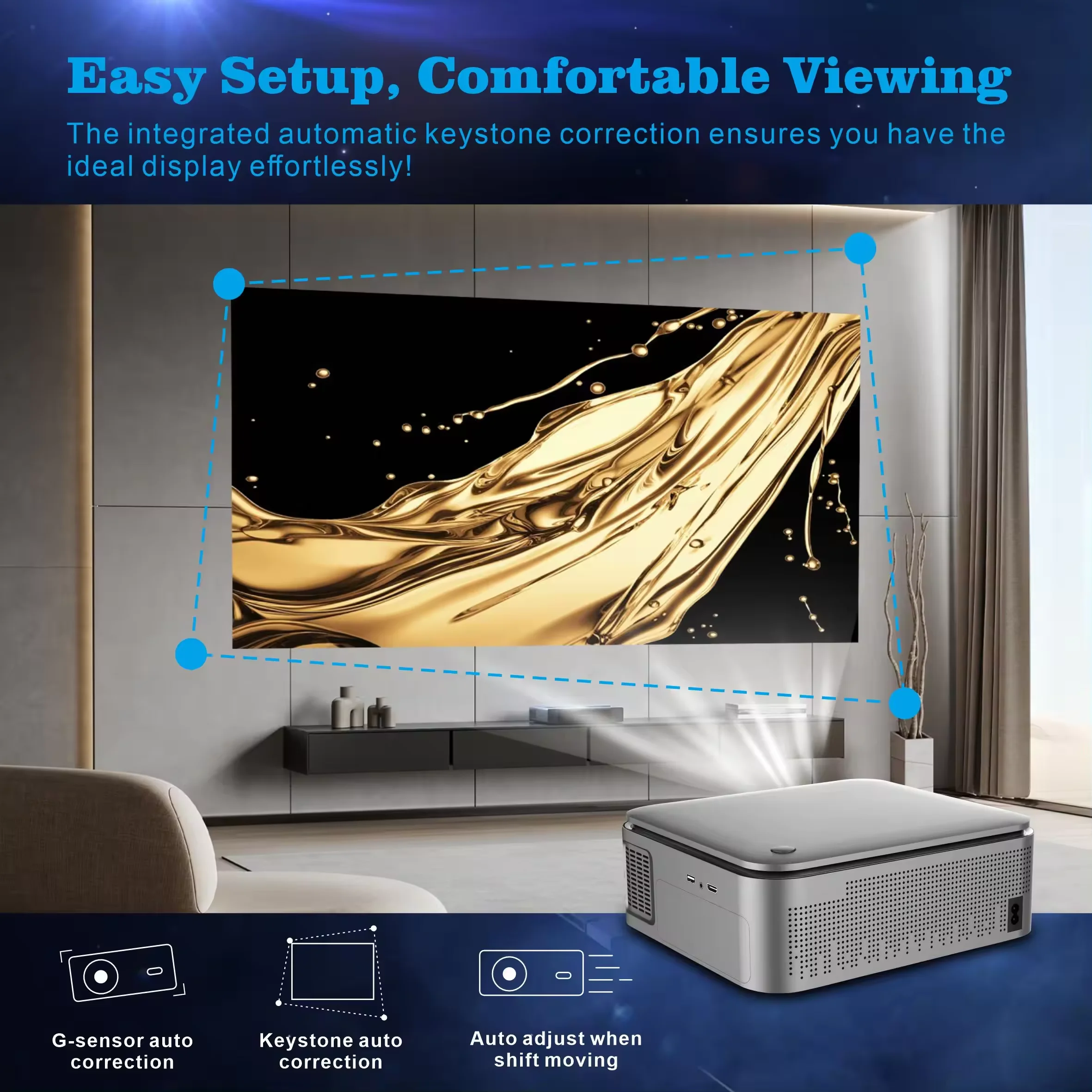 Nuevo Proyector HD 1080P HY450 - Home Cinema Movies reseña y precio
