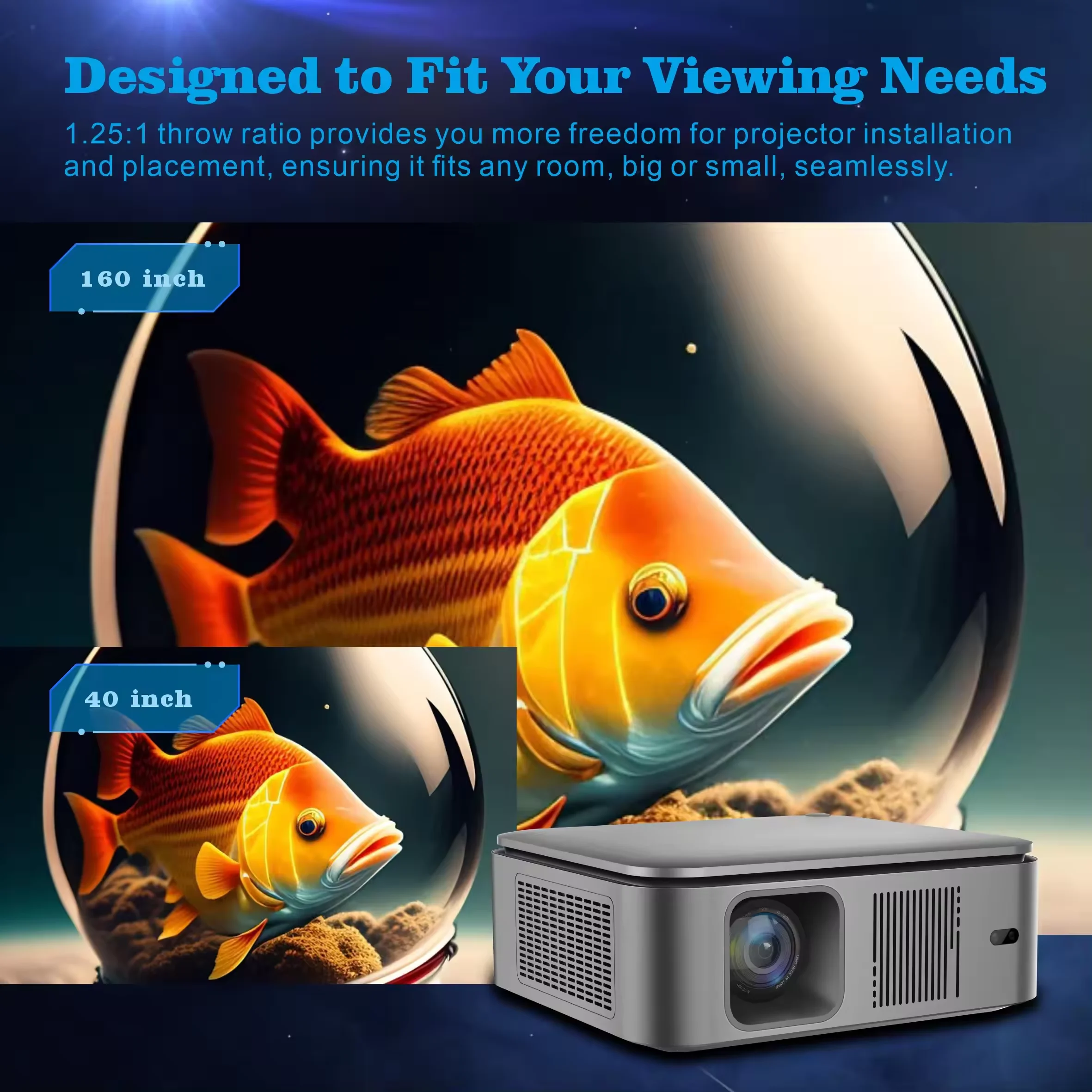 Nuevo Proyector HD 1080P HY450 - Home Cinema Movies reseña y precio