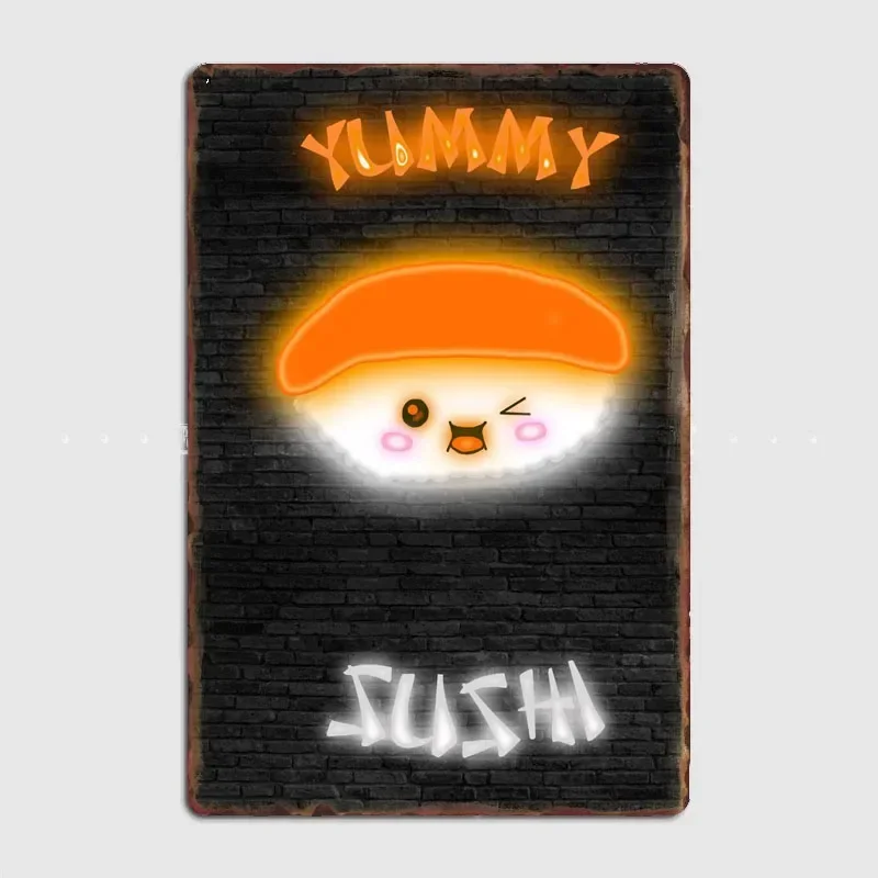 YUMMY SUSHI-letrero de neón de - Home Cinema Food reseña y precio