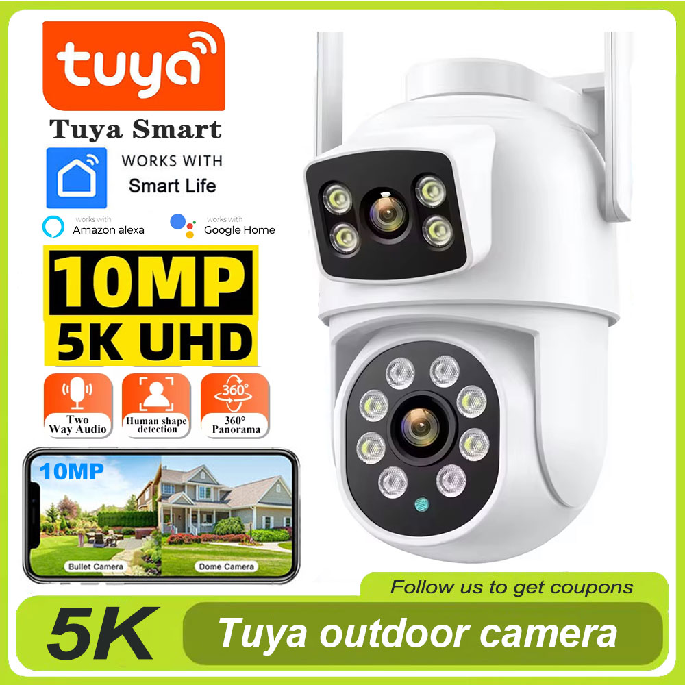Cámara Wifi Tuya 4K 8MP PTZ pa - Home Cinema Outdoor reseña y precio