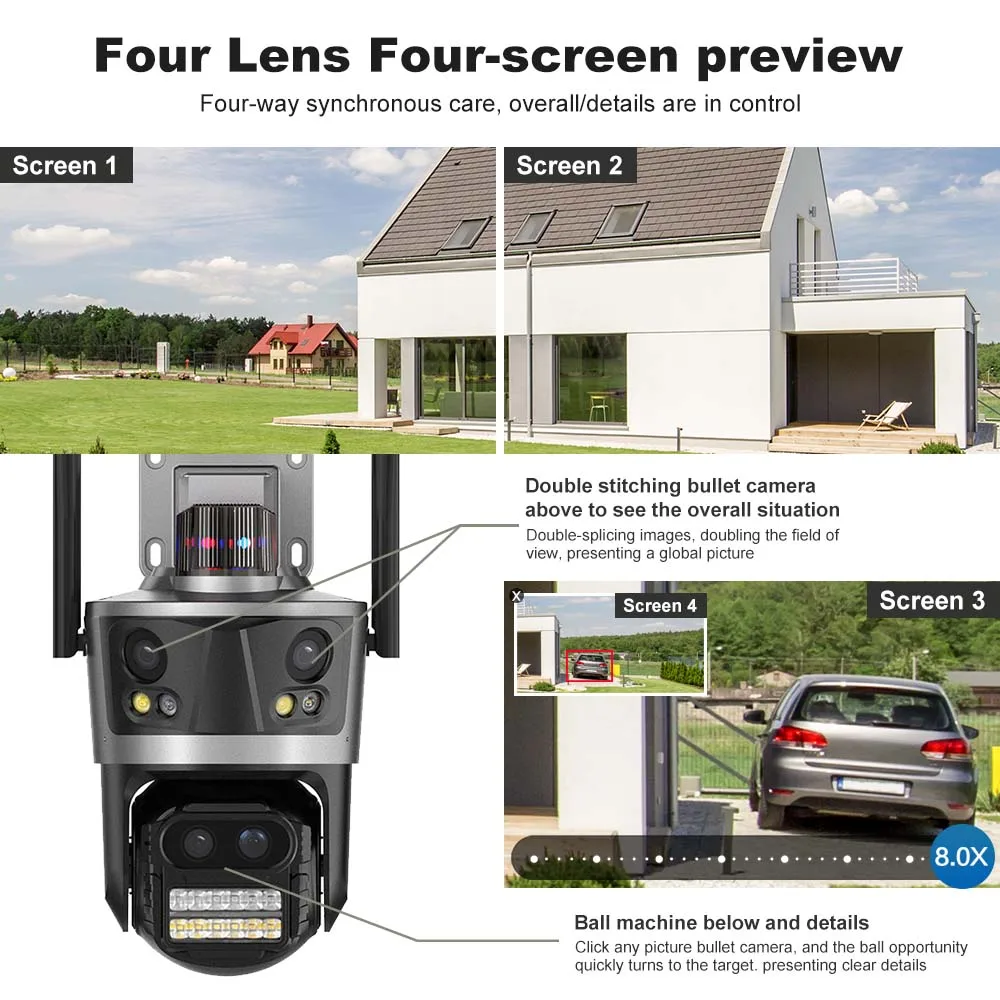Cámara de Seguridad ICsee 8K 1 - Home Cinema Outdoor reseña y precio