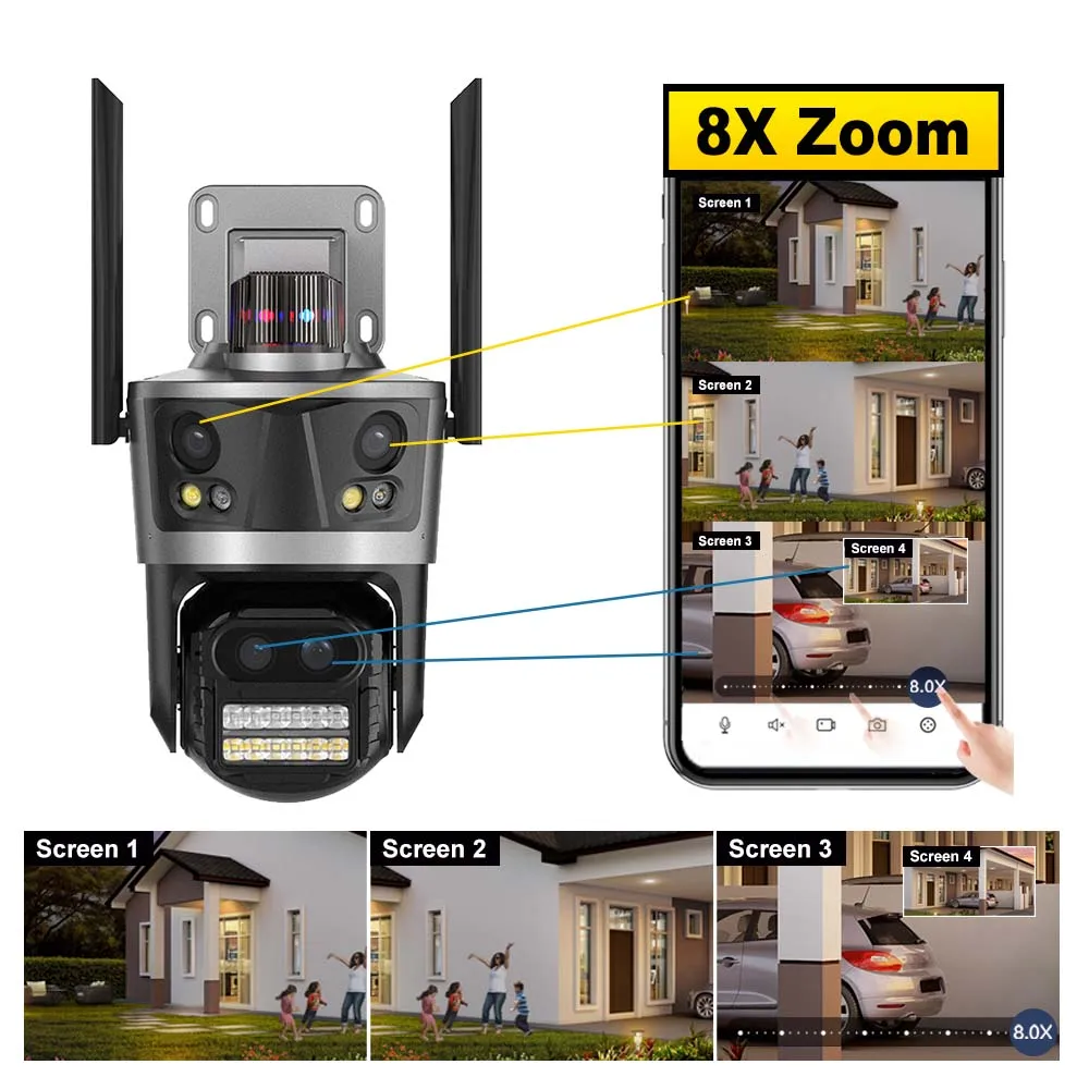 Cámara de Seguridad ICsee 8K 1 - Home Cinema Outdoor reseña y precio