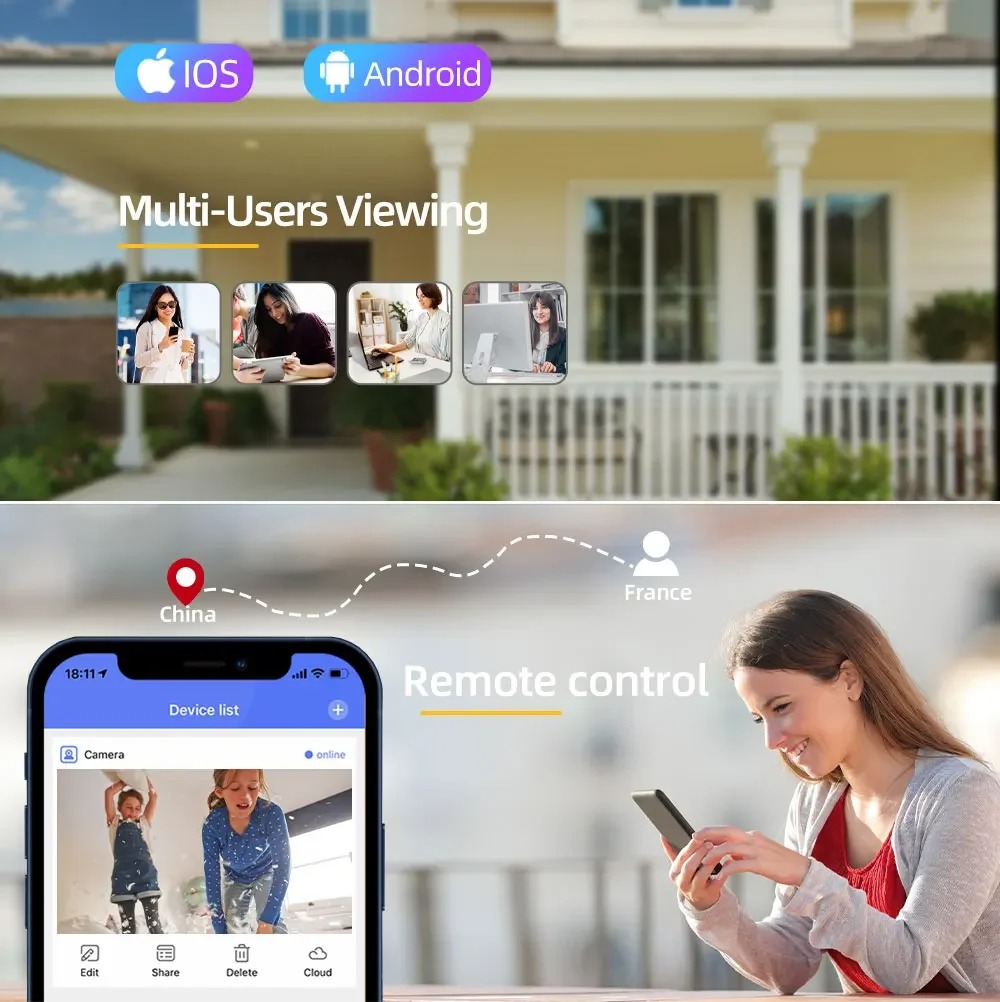 Cámara de Vigilancia Wifi de 2 - Home Cinema Outdoor reseña y precio
