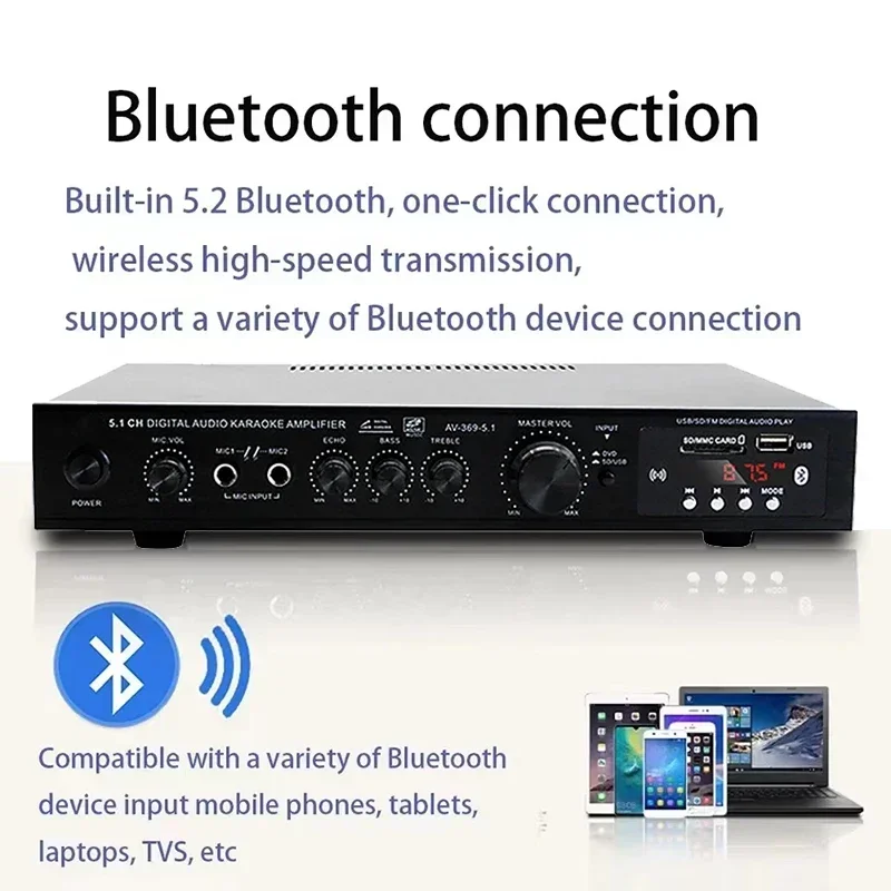 AV-369BT Bluetooth 5,1 altavoz - Home Cinema Bluetooth 5.1 reseña y precio