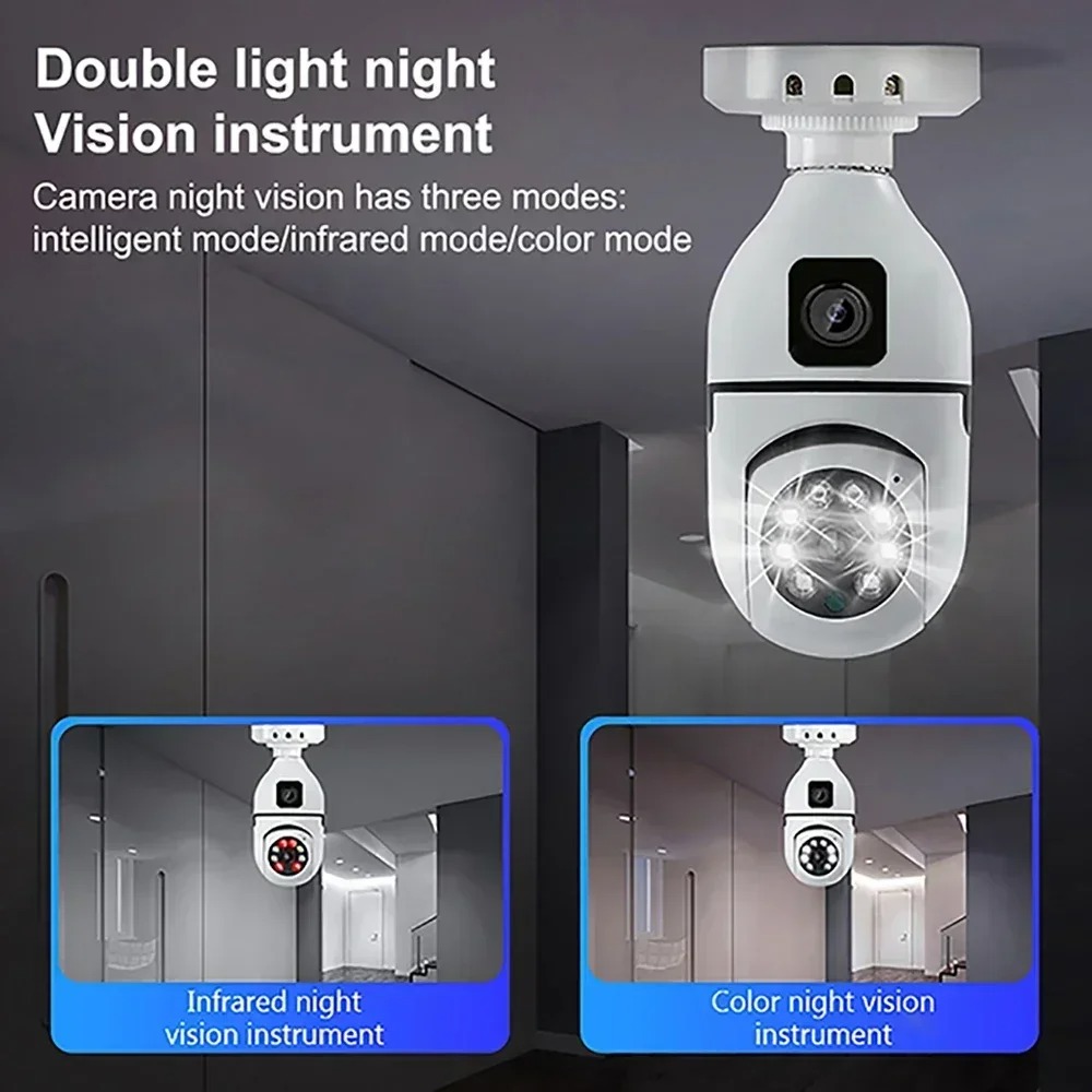 Cámara IP WiFi E27 con forma d - Home Cinema Outdoor reseña y precio