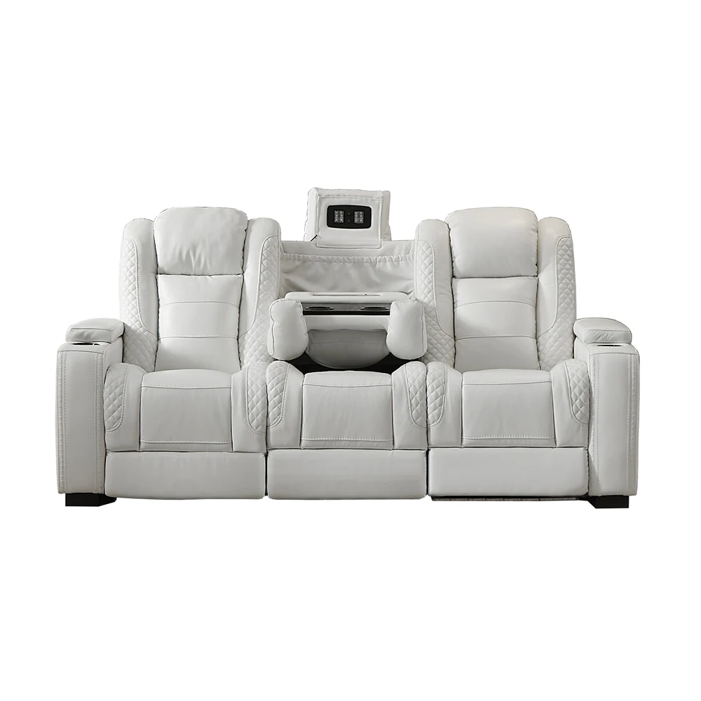 Sofá Reclinable Eléctrico de L - Home Cinema Theater reseña y precio
