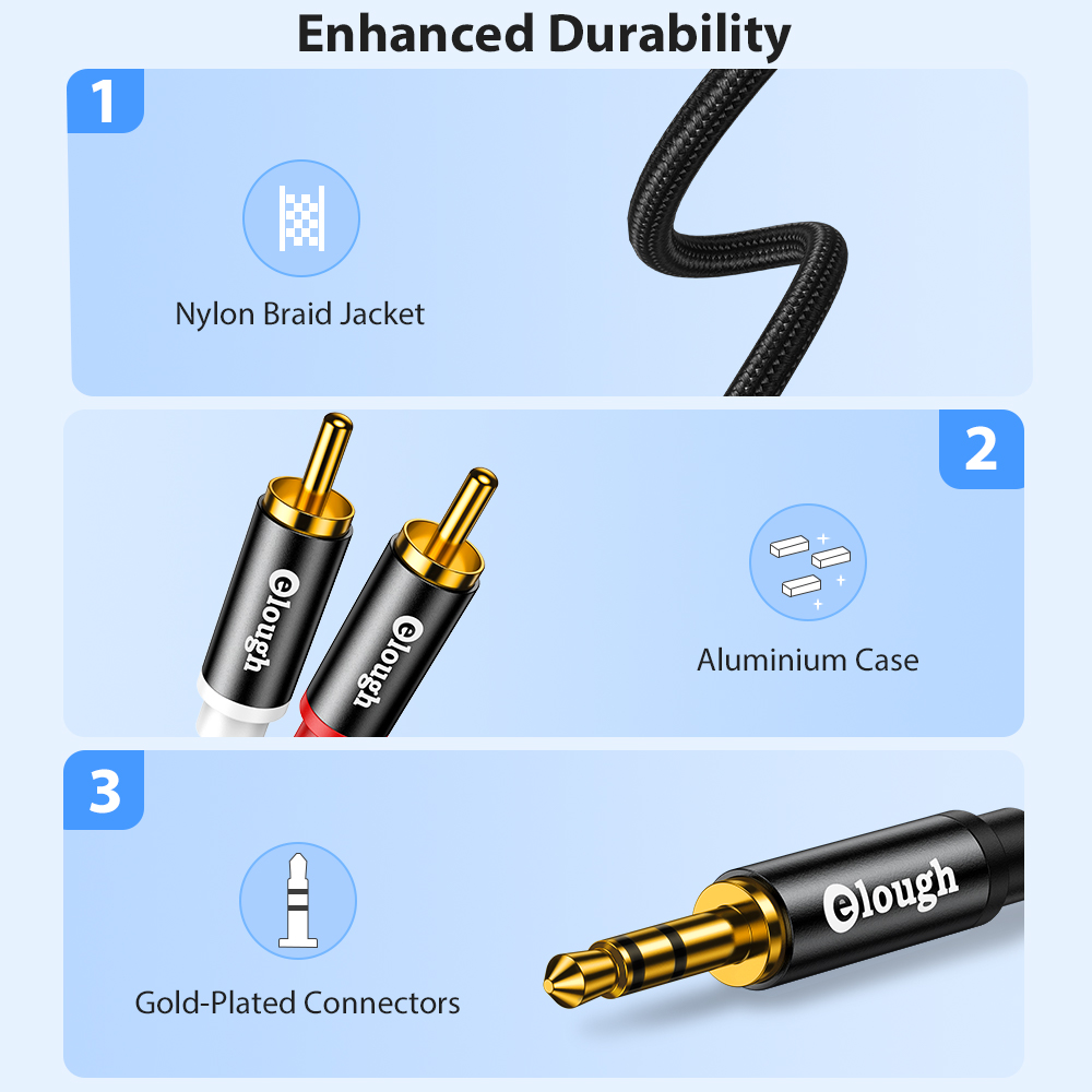 Elough-Cable RCA AUX para alta - Klipsch Home Cinema reseña y precio