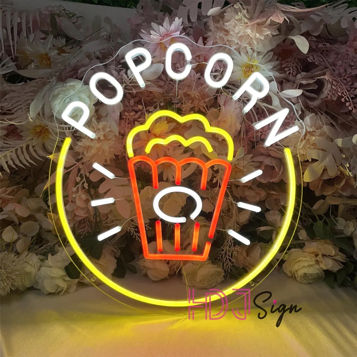 Letrero de neón LED de palomit - Home Cinema Food reseña y precio