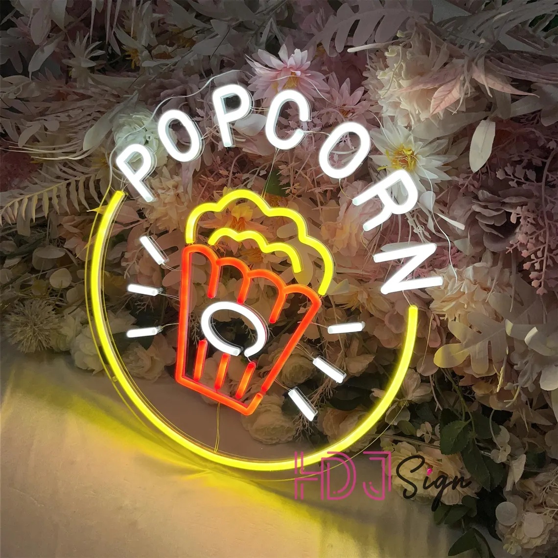 Letrero de neón LED de palomit - Home Cinema Food reseña y precio