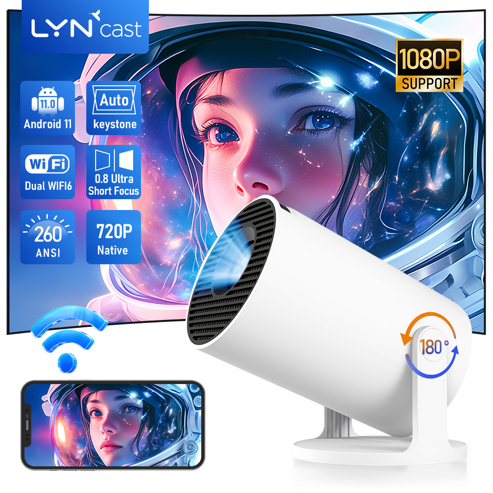 Proyector LynCast X1BQ 4K Andr - Home Cinema Hdmi reseña y precio