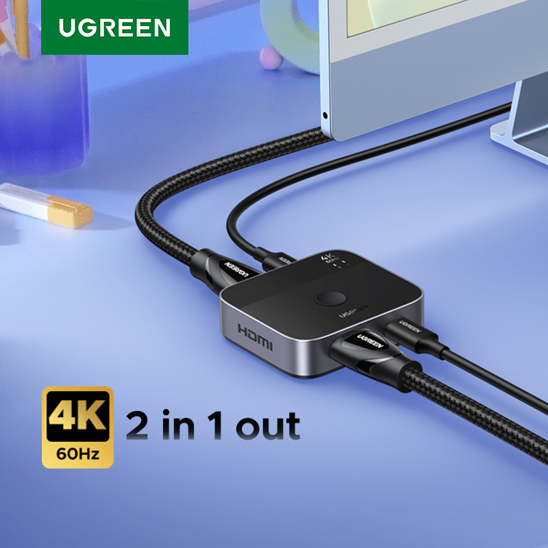 UGREEN HDMI USB C Switch 2 en  - Home Cinema Gaming reseña y precio