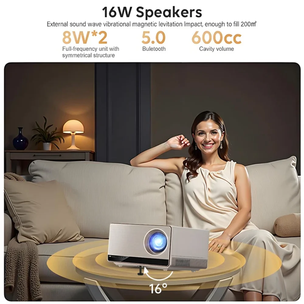 Proyector ZXY 4K UHD 2026 con  - Home Cinema Hdmi reseña y precio