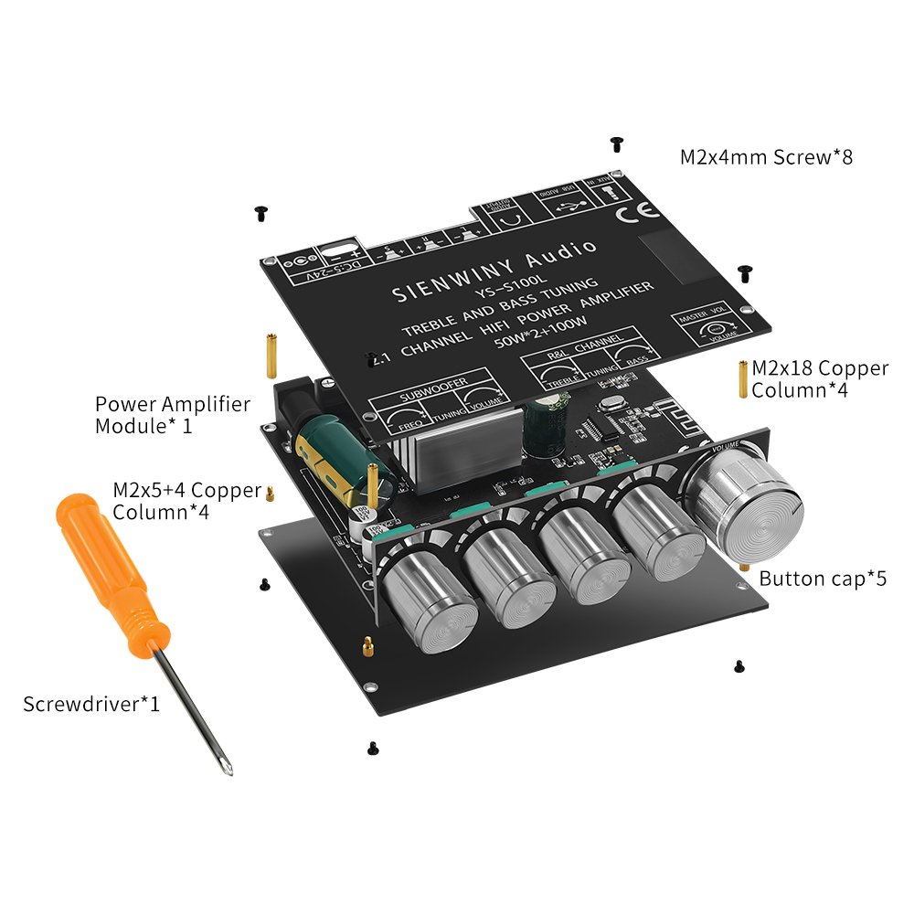 Placa amplificadora de potenci - Home Cinema Bluetooth 5.1 reseña y precio