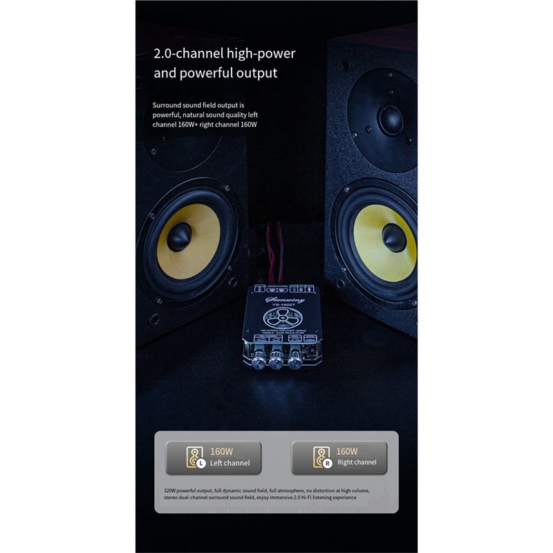 B03B-YS-1602T Placa Amplificad - Home Cinema Bluetooth 5.1 reseña y precio