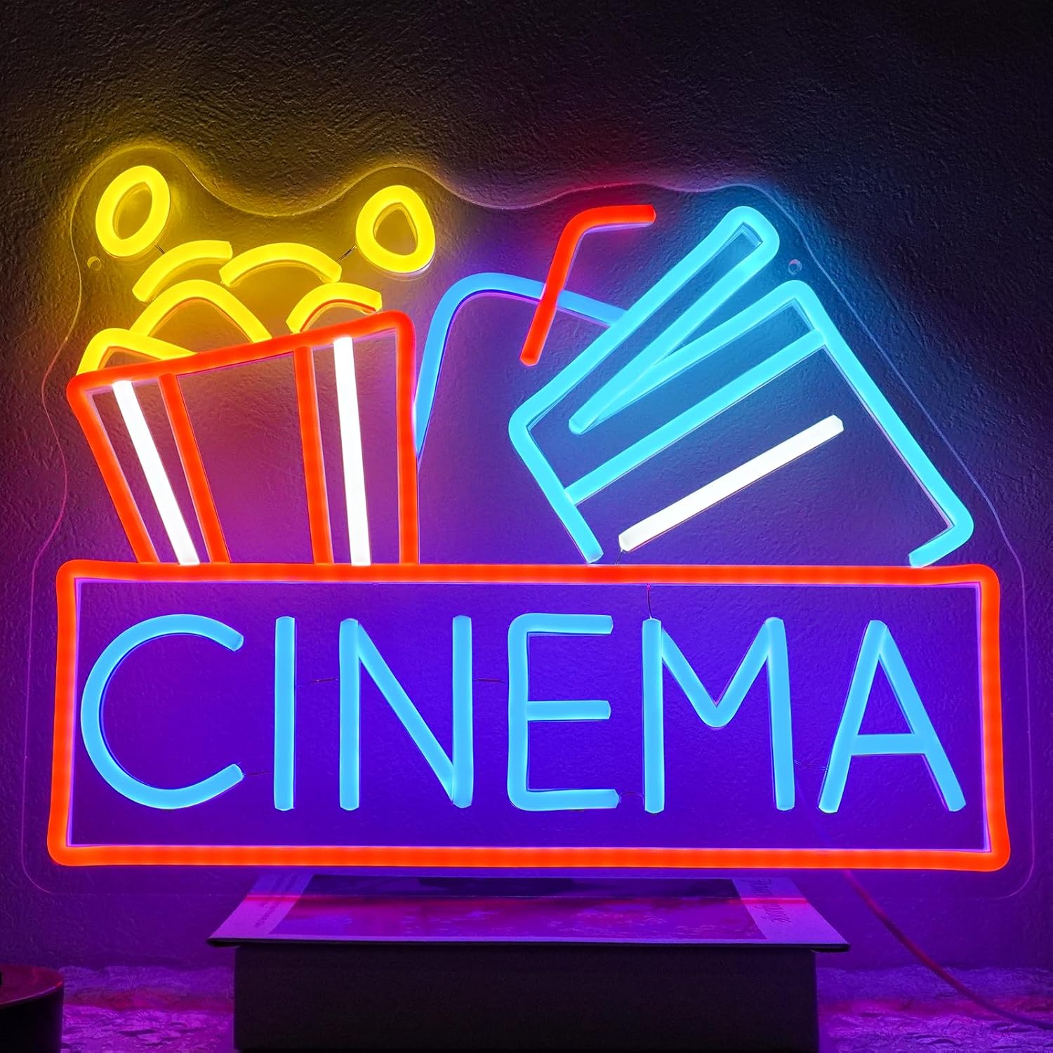 Letrero de Neón LED Regulable  - Home Cinema Food reseña y precio