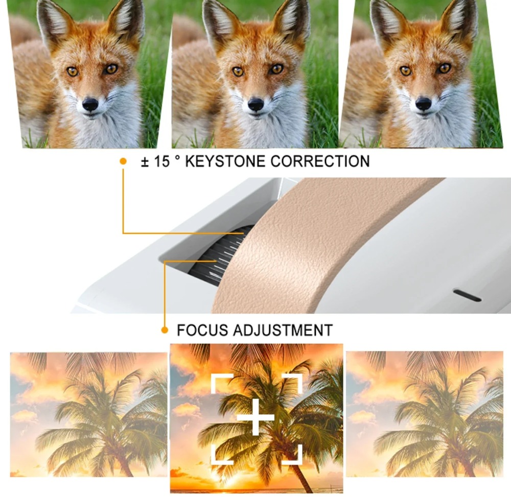 Proyector portátil inteligente - Home Cinema Theater reseña y precio