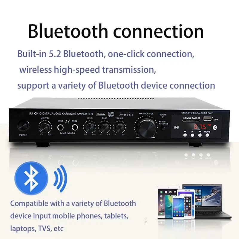 AV-369BT AMP de altavoz de son - Home Cinema Bluetooth 5.1 reseña y precio