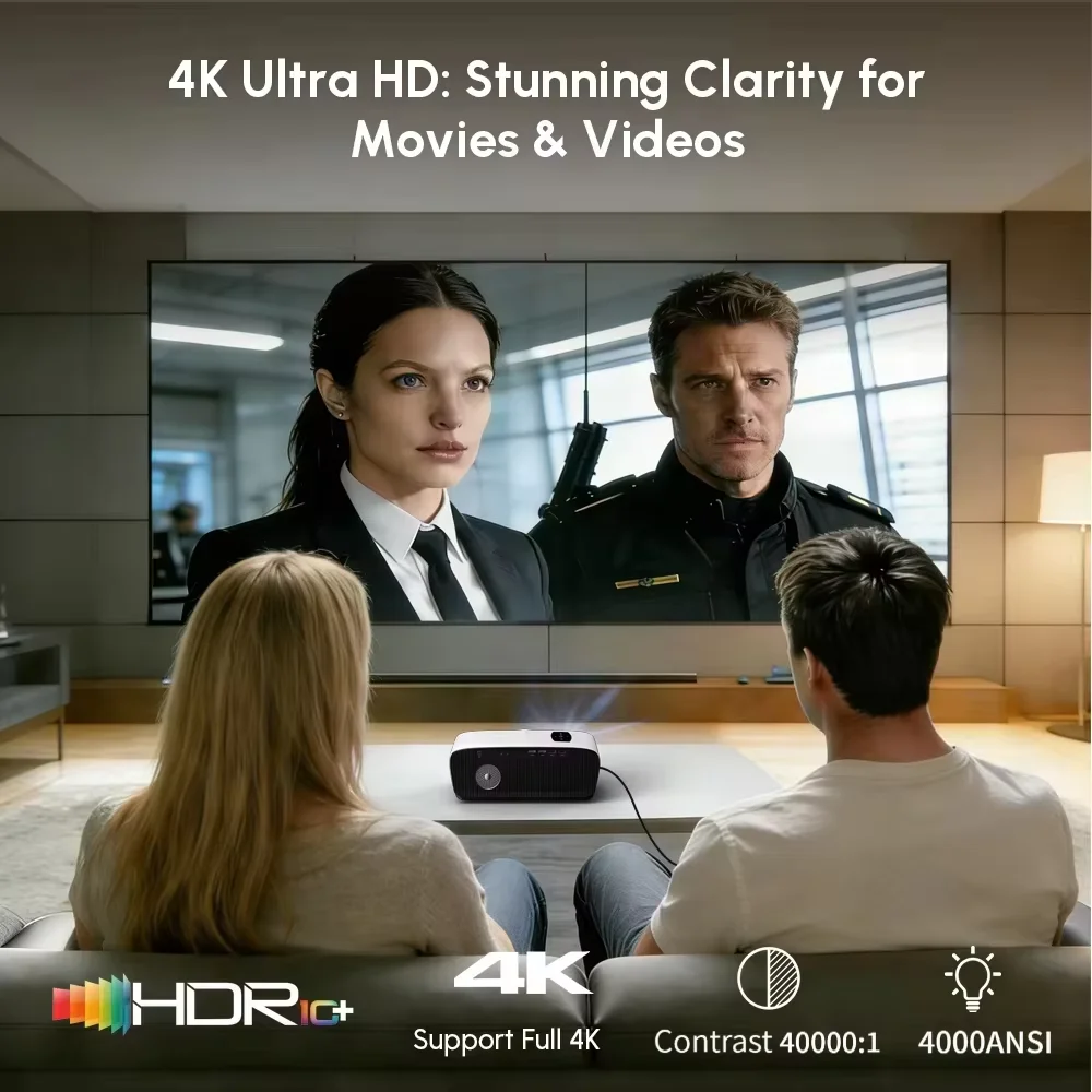 Proyector NewA9S 4k con Enfoqu - Home Cinema Gaming reseña y precio