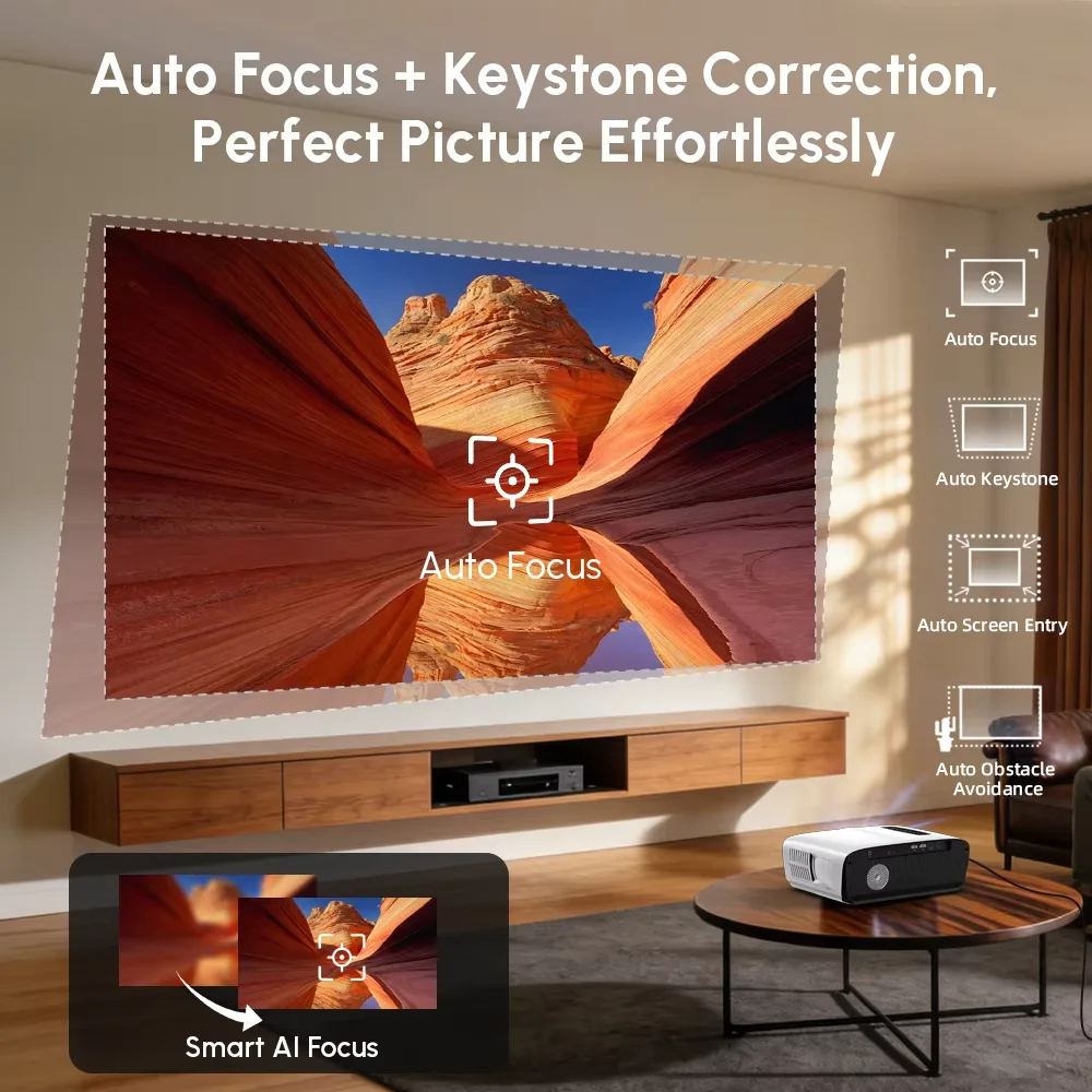 Proyector NewA9S 4k con Enfoqu - Home Cinema Gaming reseña y precio